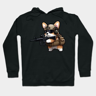 Tactical Corgi Hoodie